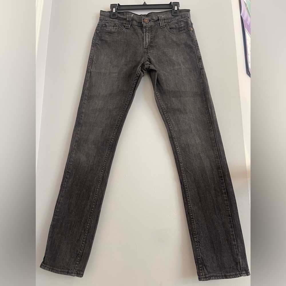 Male; Black Levi's jeans